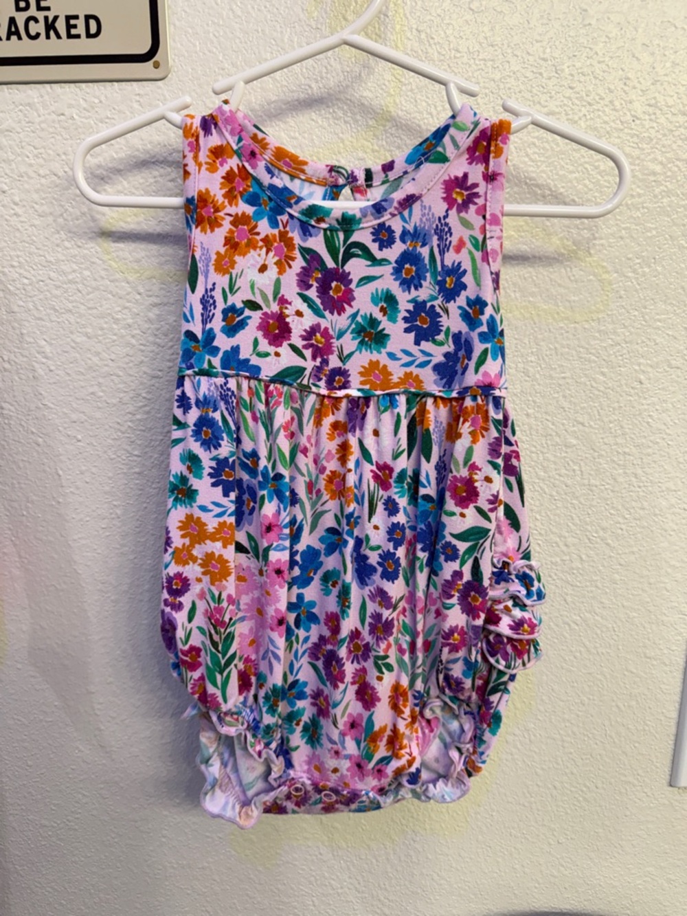 Little Sleepies “sweet pea” Bubble Romper